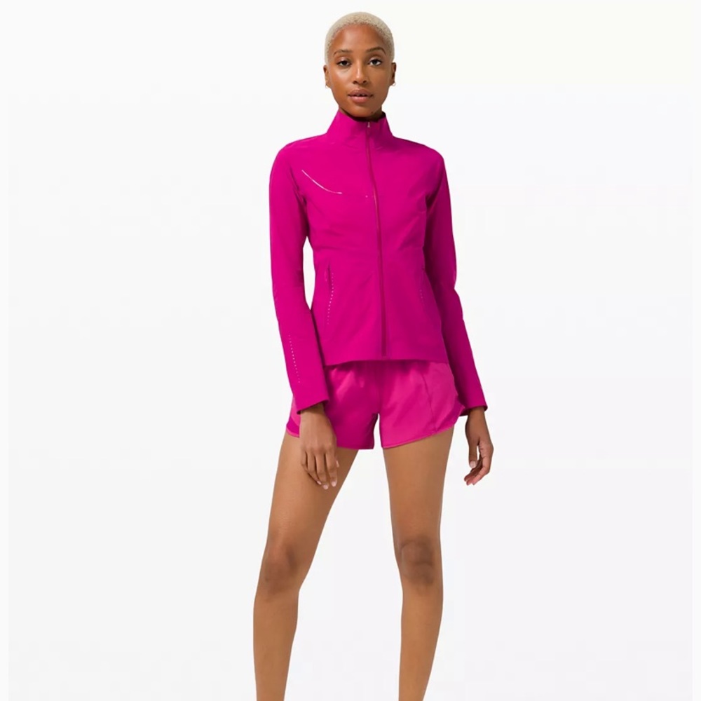 Lululemon Hotty Hot Short Long 4” *RipenedRasberry - Picture 4 of 6